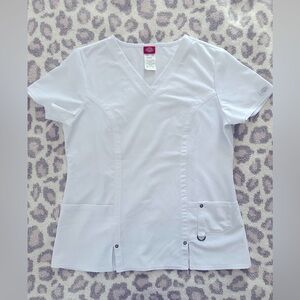 Dickies White Scrub top